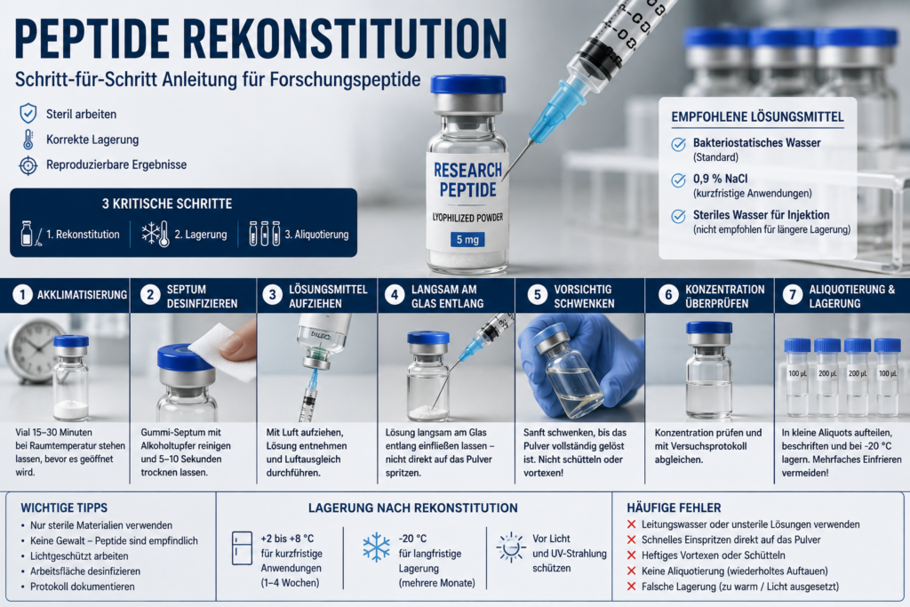 Peptide Rekonstitution